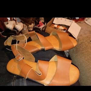 Brown Leather Sandals